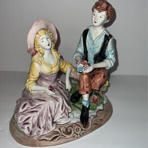 Vintage Capodimonte Porcelain Figurine